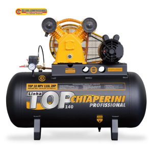 Compressor de ar média pressão 10 pcm (140lbf/pol²) com sistema de operação em V, baixa rotação e baixo nível de ruído, em que irá garantir maior vida útil e proporcionar melhor trabalho em diversas aplicações de baixa e média exigência como em postos de serviços, fazendas, borracharias, serralherias, construção civil e muito mais!