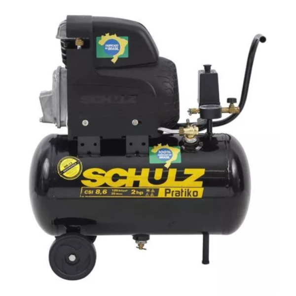 Motocompressor Csi 8,6 25l 120lbs/pol Pratiko 2hp 220v - Schulz