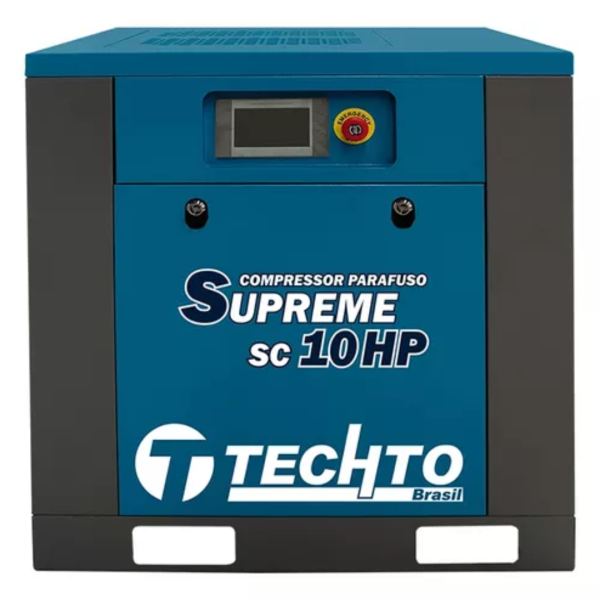 Compressor De Ar Parafuso Techto Sc 10hp Supreme Ar 220v