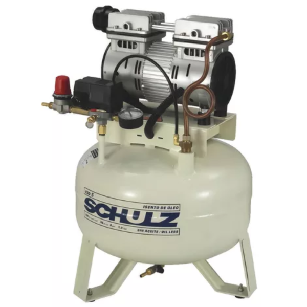 Compressor de ar elétrico portátil Schulz CSD 5/30 29L 1hp 127V