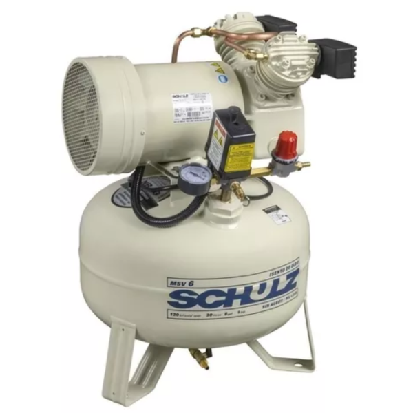 Compressor de ar elétrico Schulz MSV 6/30 29L 1hp 127/220V