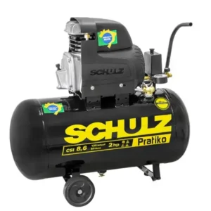 MOTOCOMPRESSOR DE AR SCHULZ 8,6/50 PRATIKO 120 PSI 220V