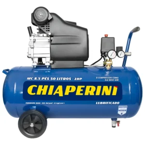 Motocompressor 8.5 50 Litros 2hp Chiaperini Azul 220v