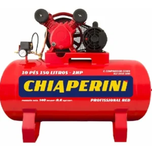 COMPRESSOR DE AR 10/150 RED 220V 2HP MONOF CHIAPERINI