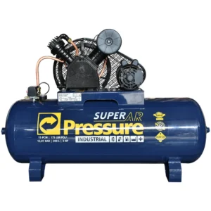 COMPRESSOR DE AR 15/200 PRESSURE ONIX 175 LIBRAS 3HP #