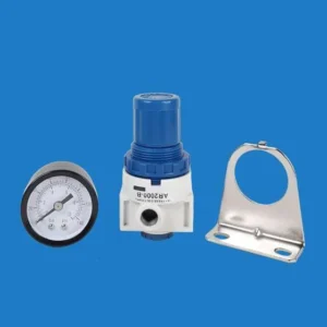 REGULADOR PRESSAO 1/4 CONECFIT C/ MANOMETRO BRANCO MINI