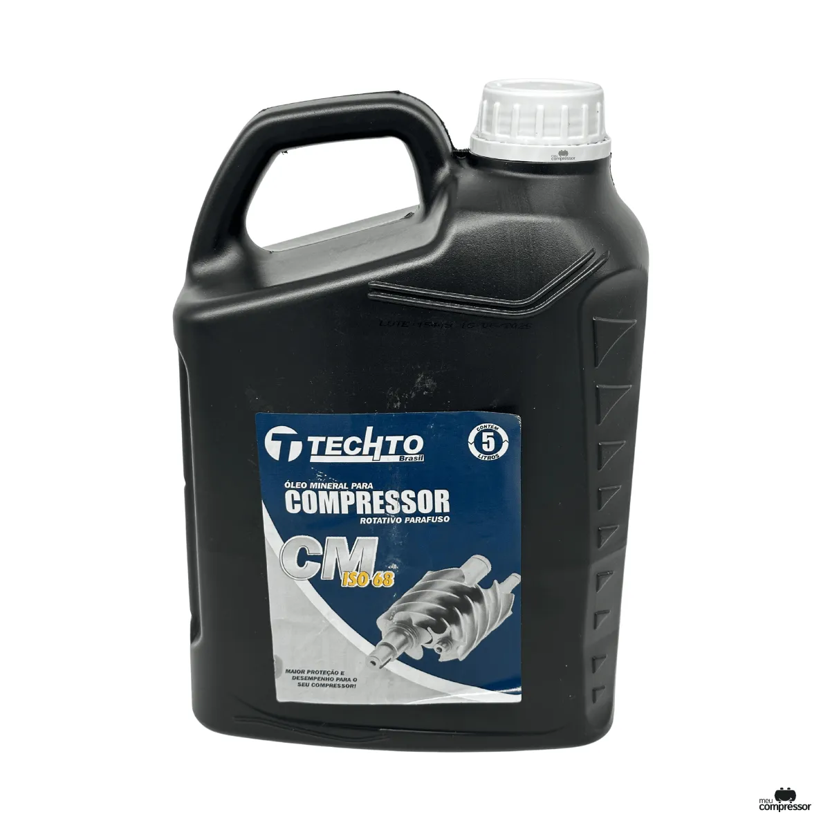 Óleo Lubrificante Techto ISO VG-68 Mineral 1000 horas para Compressor de Parafuso 5 litros
