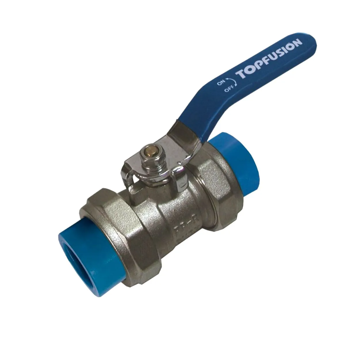 Registro Esfera 90mm Ppr/Metal Rede Ar Comprimido Topfusion