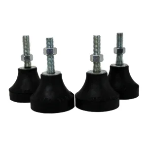JG AMORTECEDOR 3/8 BORRACHA 4 PÇS 280 KG N2