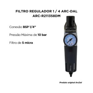 FILTRO REGULADOR 1/4 ARCDAL