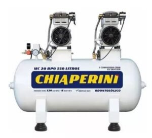 COMPRESSOR DE AR ODONTOLOGICO CHIAPERINI 20/150 LITROS BPO ISENTO OLEO 220V