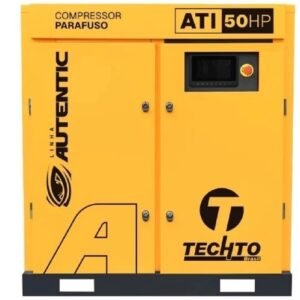 COMPRESSOR DE AR PARAFUSO TECHTO C/ INVERSOR AUTENTIC 50HP 60HZ 10 BAR 380V