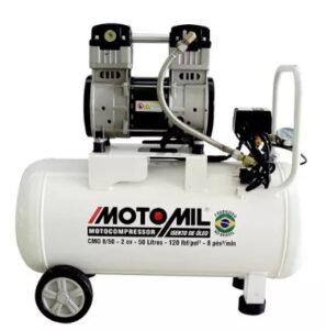 MOTOCOMPRESSOR DE AR ODONTOLOGICO MOTOMIL CMO 8/50 ( ISENTO OLEO )
