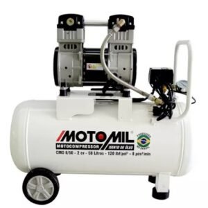 MOTOCOMPRESSOR DE AR ODONTOLOGICO MOTOMIL CMO 8/50 ( ISENTO OLEO )